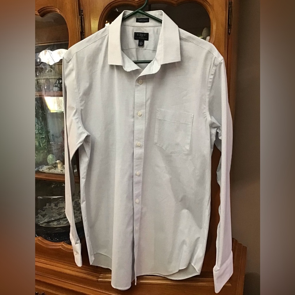 J. Crew Thompson Flex Wrinkle Free Men’s Button Up Long Sleeved Shirt